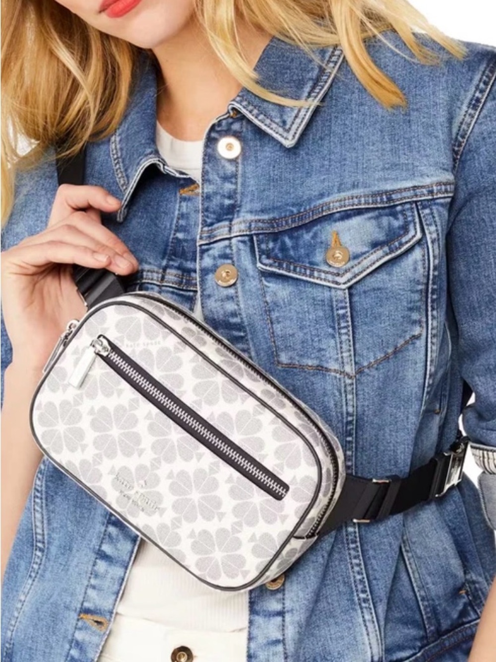 Kate Spade Navy Spade Flower Belt Bag